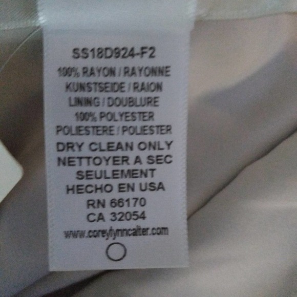 Corey Lynn Calter Danica Midi Dress Floral Blue Gold Small - Picture 12 of 12